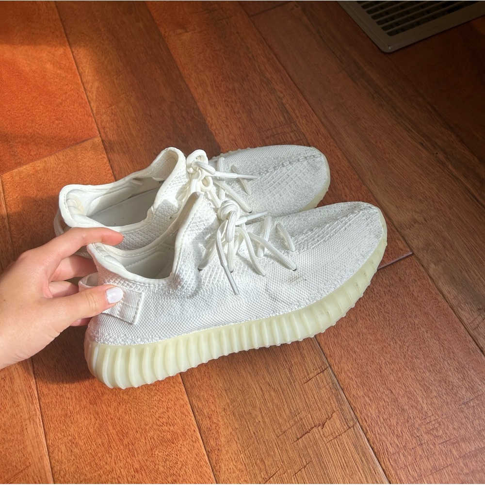 White Yeezys